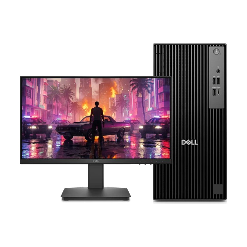 Dell Pro Tower QCT1250 Desktop with 22-inch Monitor – Core Ultra 5 225, 8GB, 512GB SSD