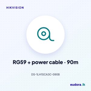 Hikvision Mini RG59 Coaxial + Power Cable, 90m Roll