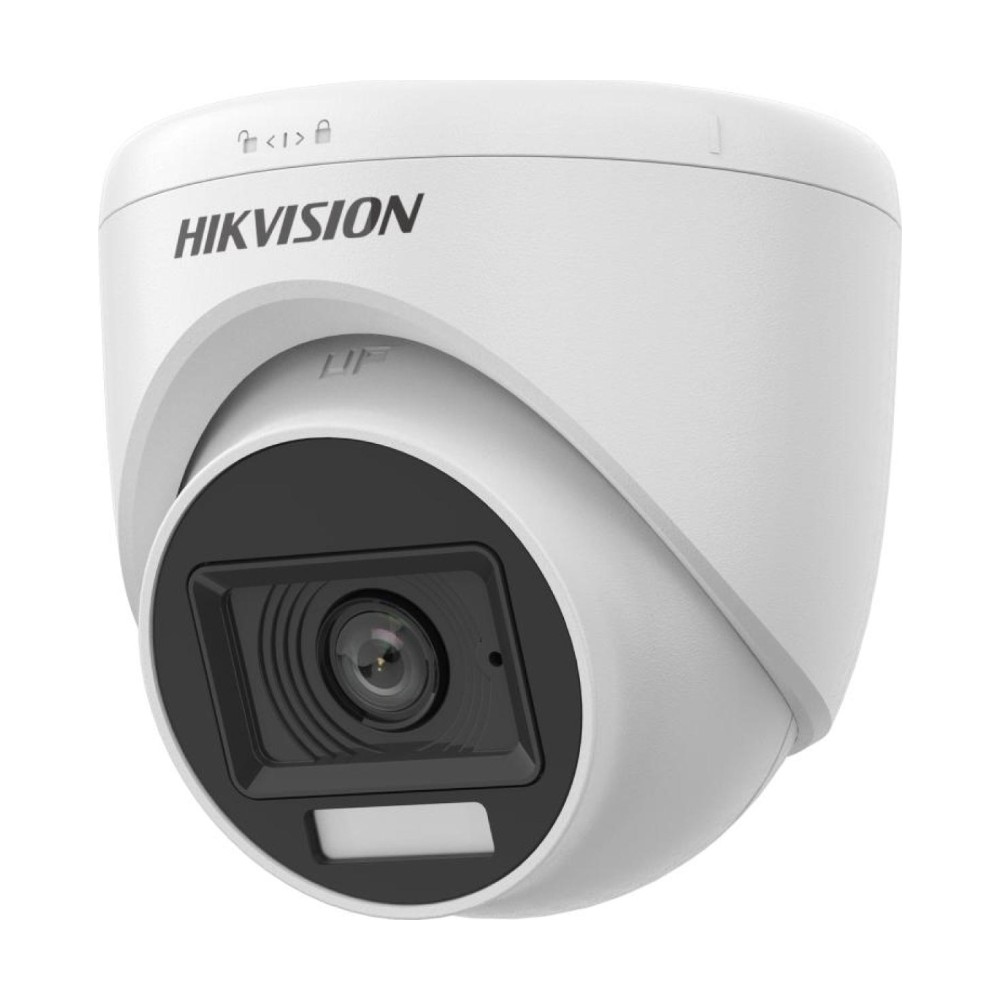 Hikvision DS-2CE76D0T-EXLPF 2MP Smart Hybrid Light Turret Camera