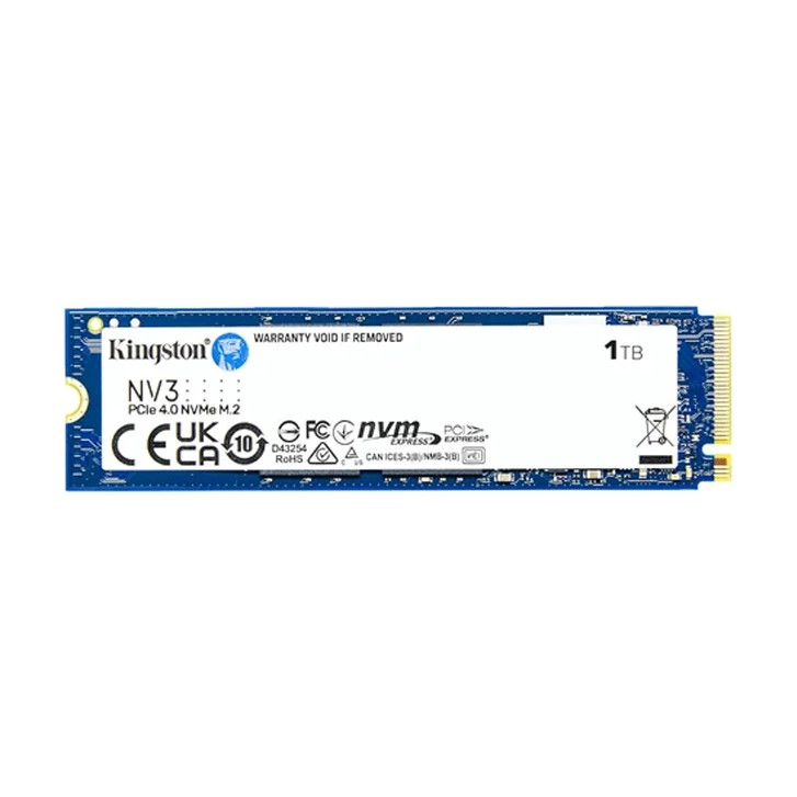 Kingston NV3 1TB M.2 NVMe SSD – PCIe 4.0, up to 6,000MB/s