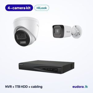 4-Camera 2MP IP PoE CCTV Kit (Hikvision / HiLook)