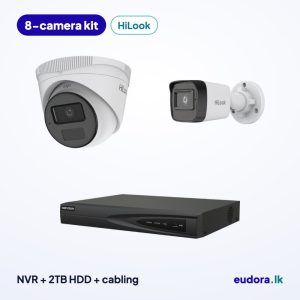 8-Camera 4MP IP PoE CCTV Kit (Hikvision / HiLook)