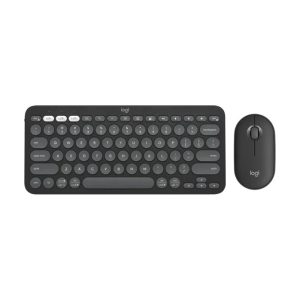 Logitech Pebble 2 Combo – Wireless Keyboard and Mouse, Bluetooth and Logi Bolt