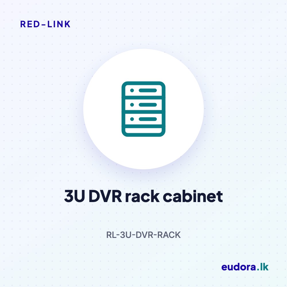 Red-Link 3U DVR Safety Rack Cabinet (400 × 200 × 360mm)