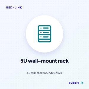 Red-Link 5U Wall-Mount Network Rack, Glass Door (600 × 300 × 425mm)