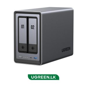 UGREEN NASync DXP2800 2-Bay NAS – Intel N100, 8GB DDR5, 2.5GbE (Diskless)