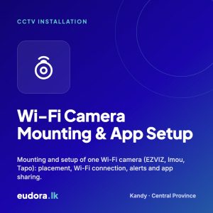 Wi-Fi Camera Mounting & App Setup