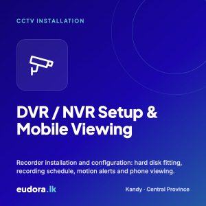 DVR / NVR Setup & Mobile Viewing