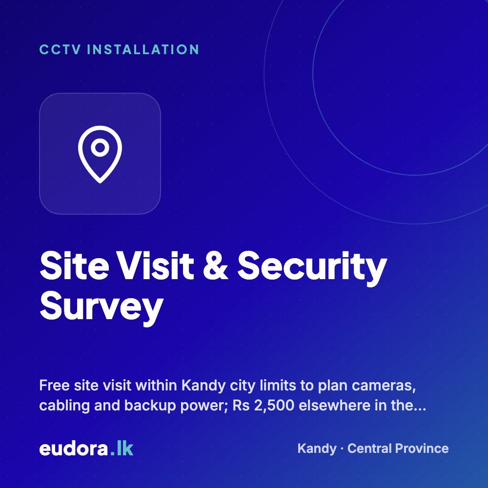 Site Visit & Security Survey